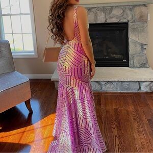 Jovani Multi Color Evening Gown